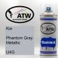 Preview: Kia, Phantom Gray Metallic, U4G: 400ml Sprühdose, von ATW Autoteile West.